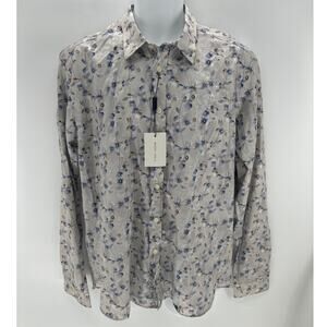 N!gel Hall XL Floral Men's long sleeve button down causal shirt.